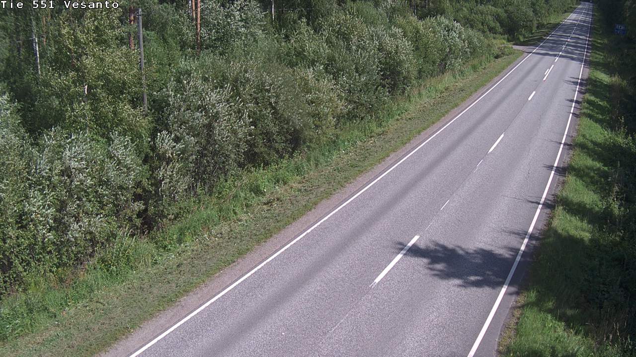 Weather Camera Image Road 551 Vesanto Löttökorpi, Vesanto, Pohjois-Savo