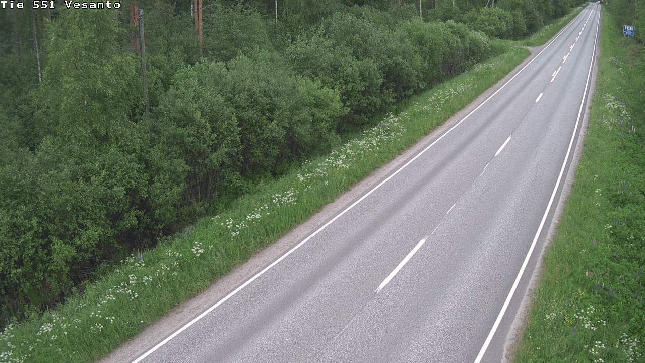 Kelikamerat Kuva Tie 551 Vesanto Löttökorpi, Vesanto, Pohjois-Savo