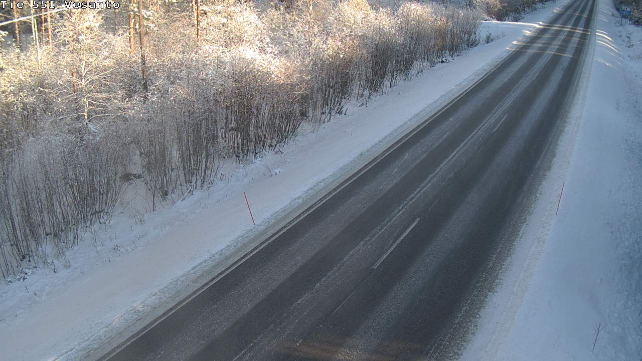 Weather Camera Image Road 551 Vesanto Löttökorpi, Vesanto, Pohjois-Savo