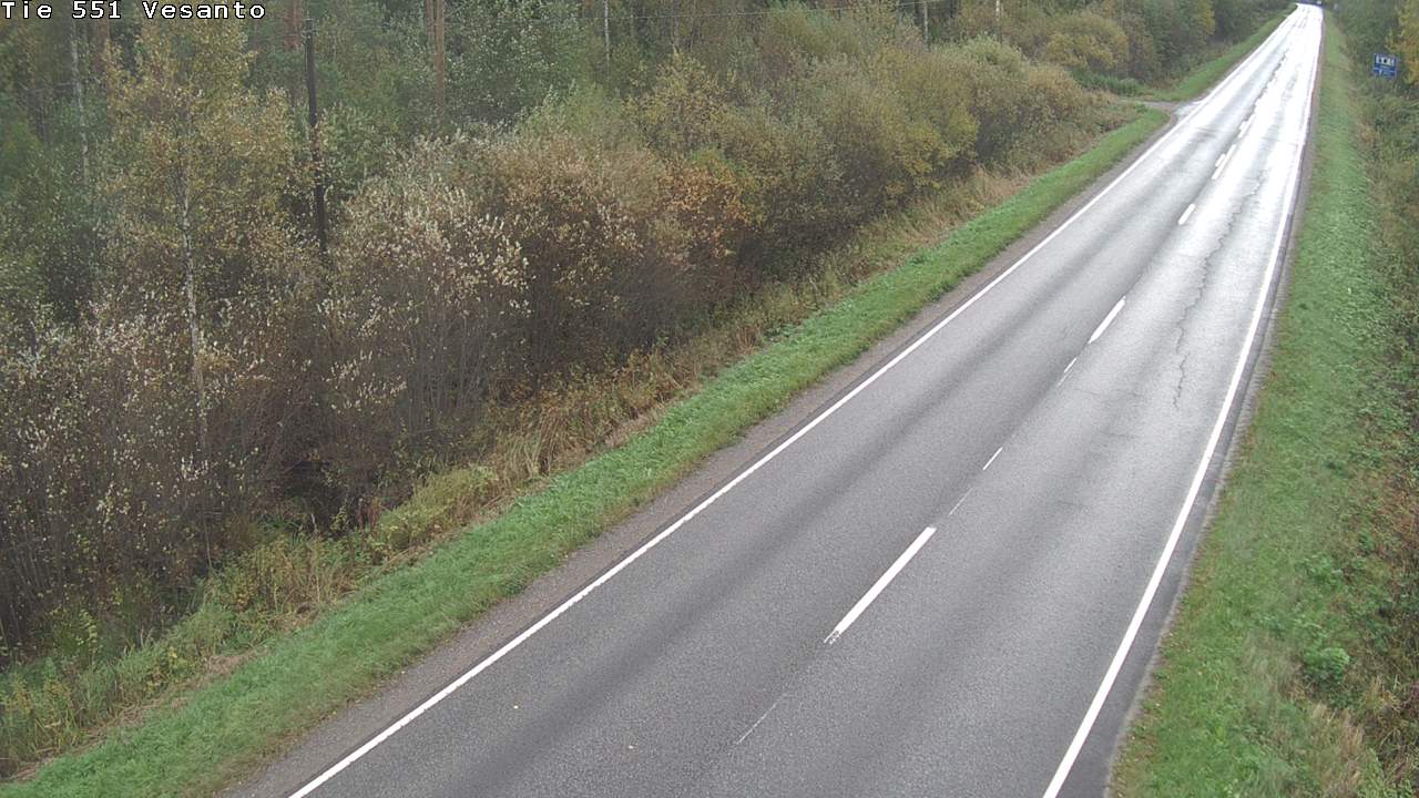 Weather Camera Image Road 551 Vesanto Löttökorpi, Vesanto, Pohjois-Savo