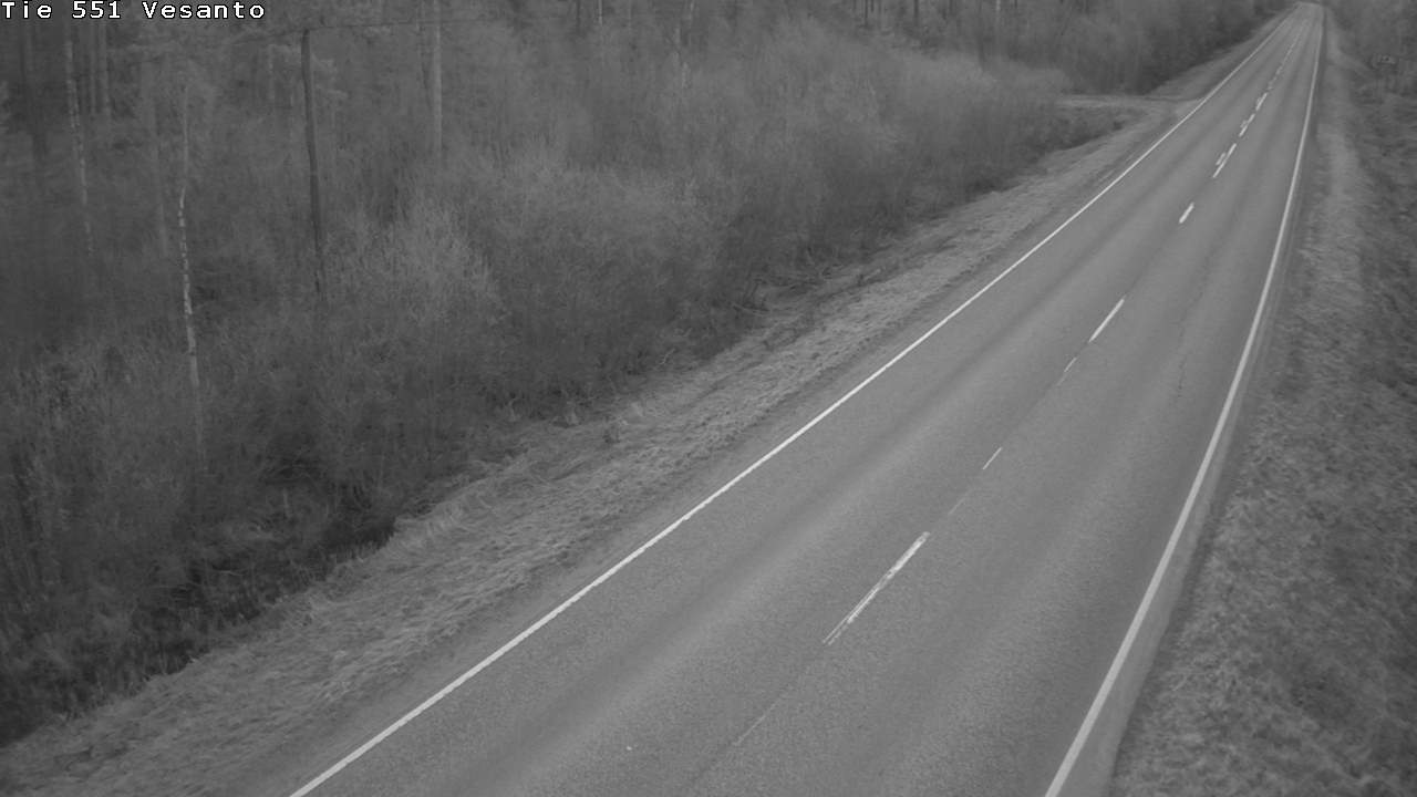 Weather Camera Image Road 551 Vesanto Löttökorpi, Vesanto, Pohjois-Savo