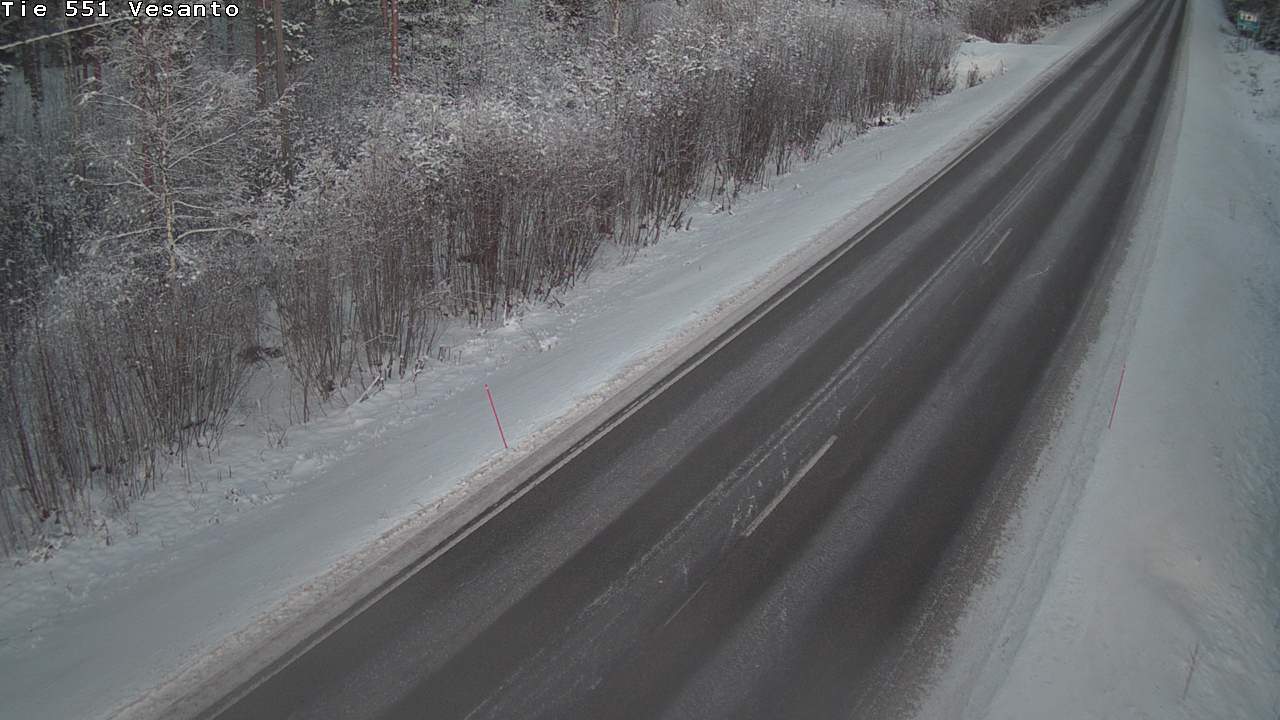 Weather Camera Image Road 551 Vesanto Löttökorpi, Vesanto, Pohjois-Savo