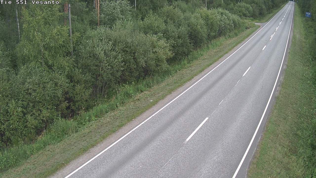 Weather Camera Image Road 551 Vesanto Löttökorpi, Vesanto, Pohjois-Savo