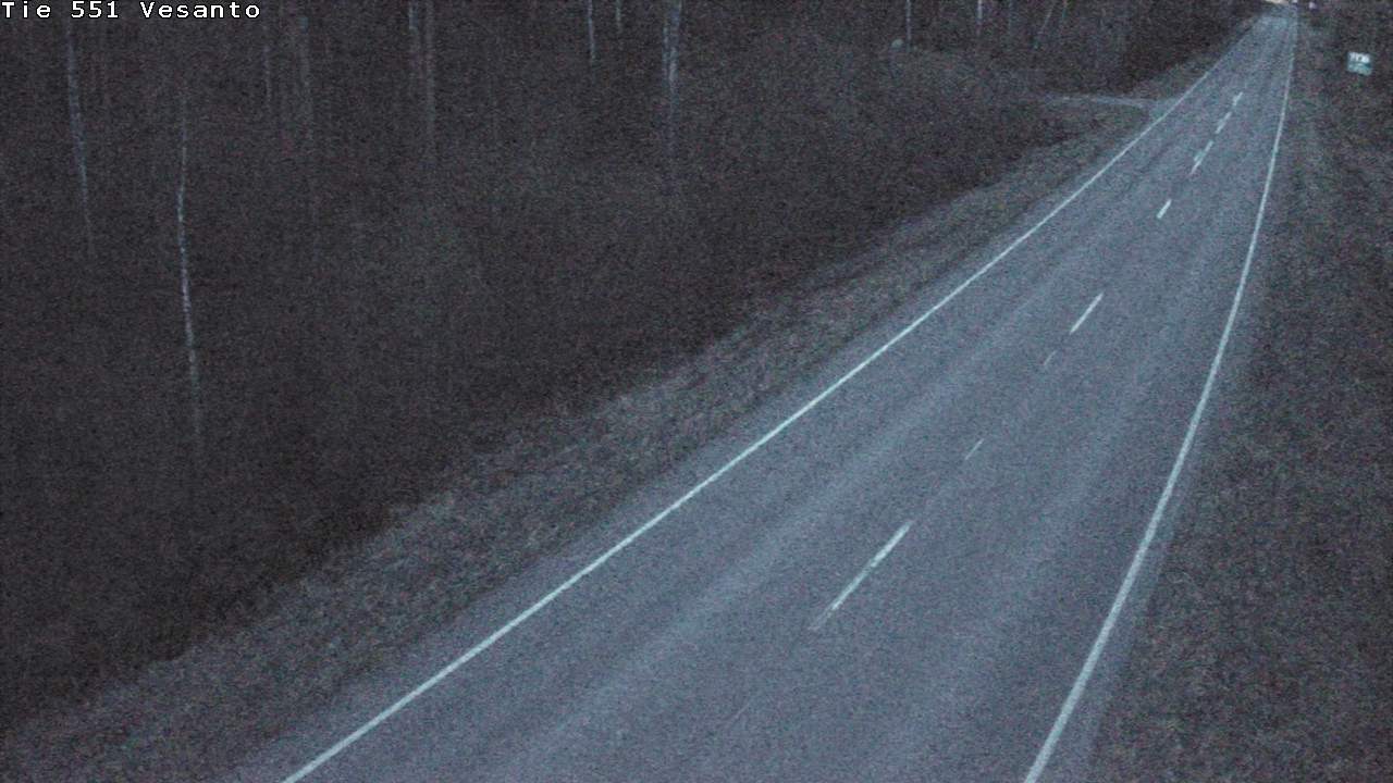 Weather Camera Image Väg 551 Vesanto Löttökorpi, Vesanto, Pohjois-Savo