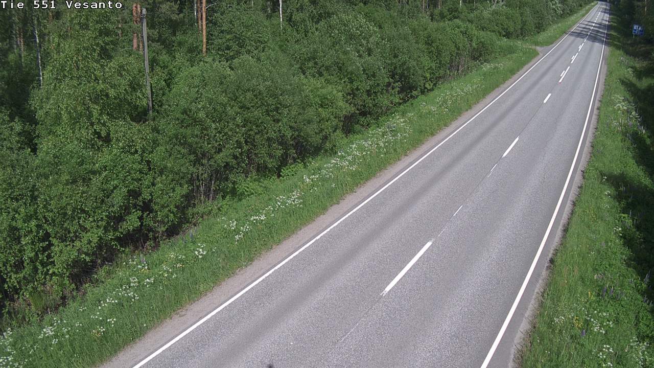 Kelikamerat Kuva Tie 551 Vesanto Löttökorpi, Vesanto, Pohjois-Savo