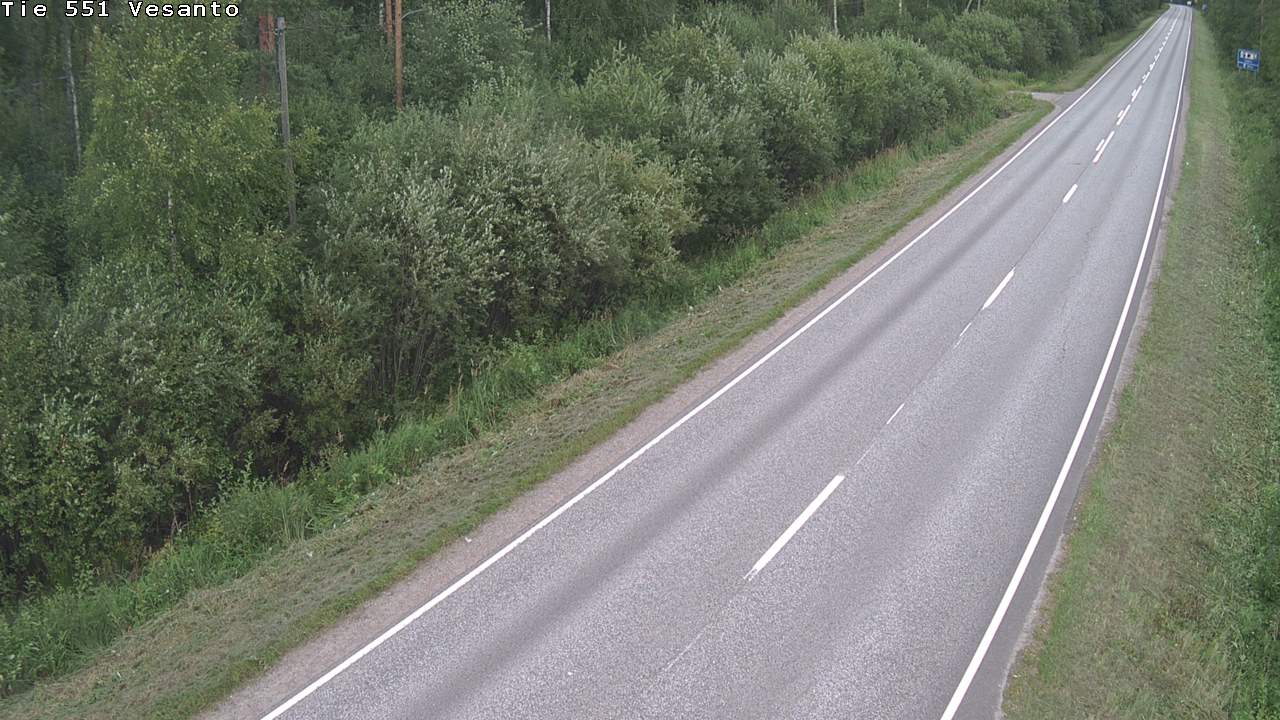 Weather Camera Image Road 551 Vesanto Löttökorpi, Vesanto, Pohjois-Savo
