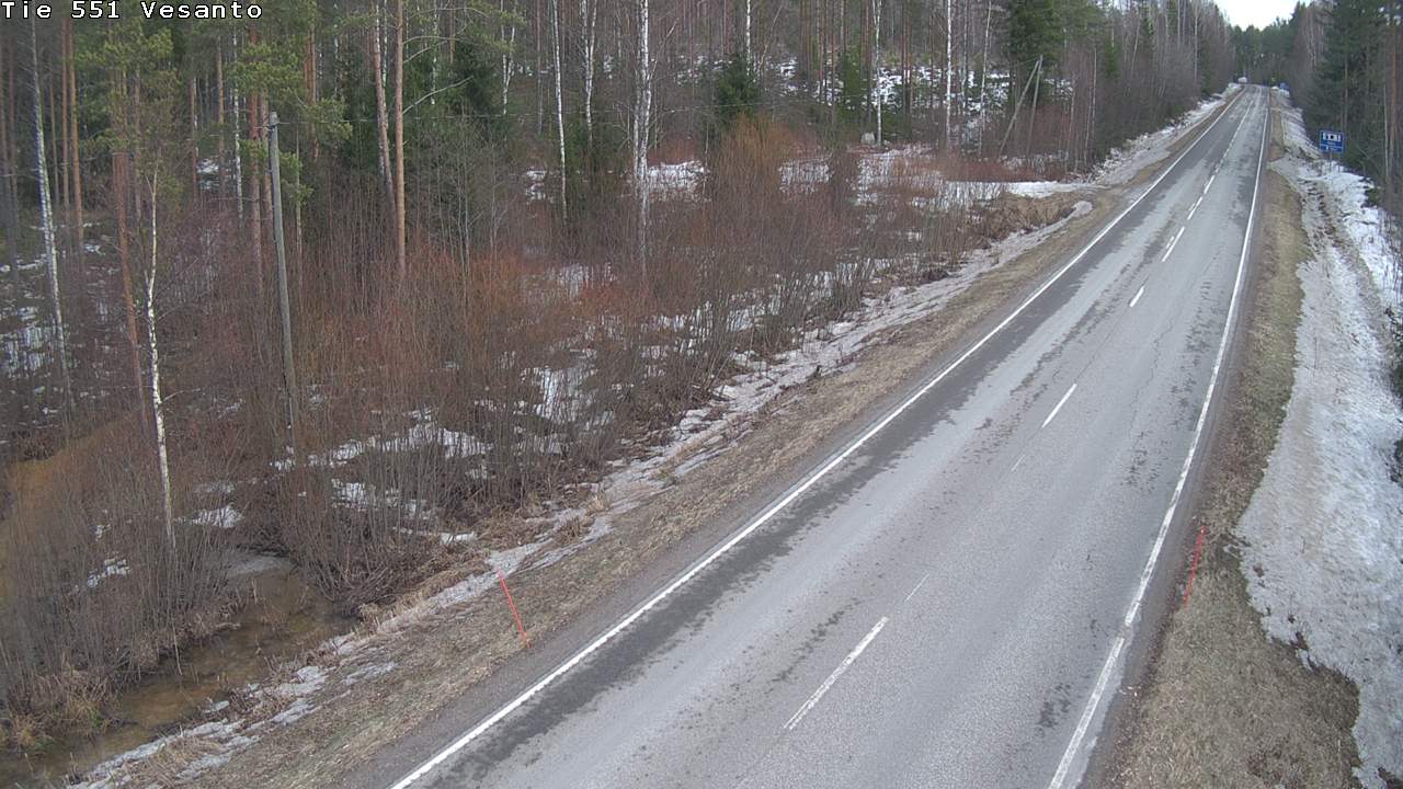 Weather Camera Image Road 551 Vesanto Löttökorpi, Vesanto, Pohjois-Savo