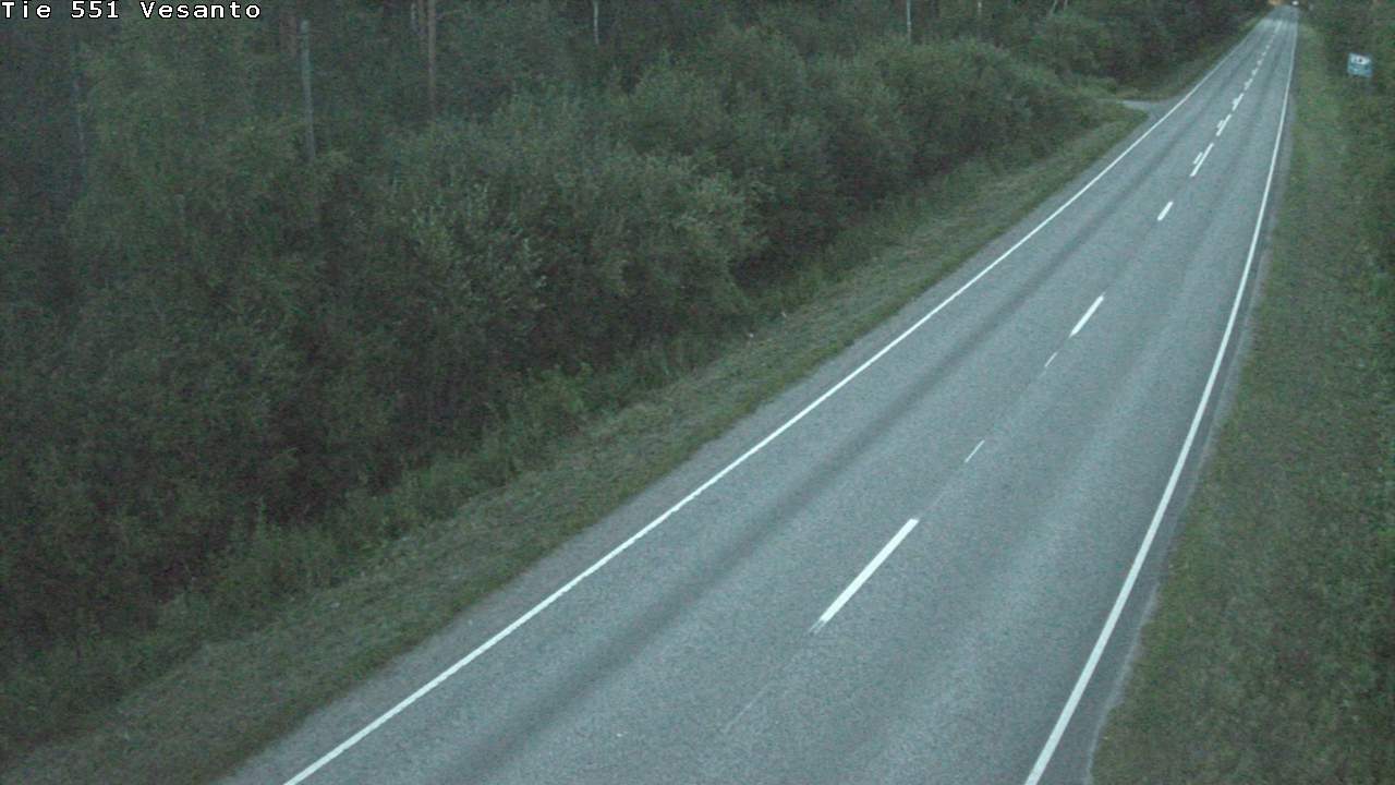 Weather Camera Image Road 551 Vesanto Löttökorpi, Vesanto, Pohjois-Savo