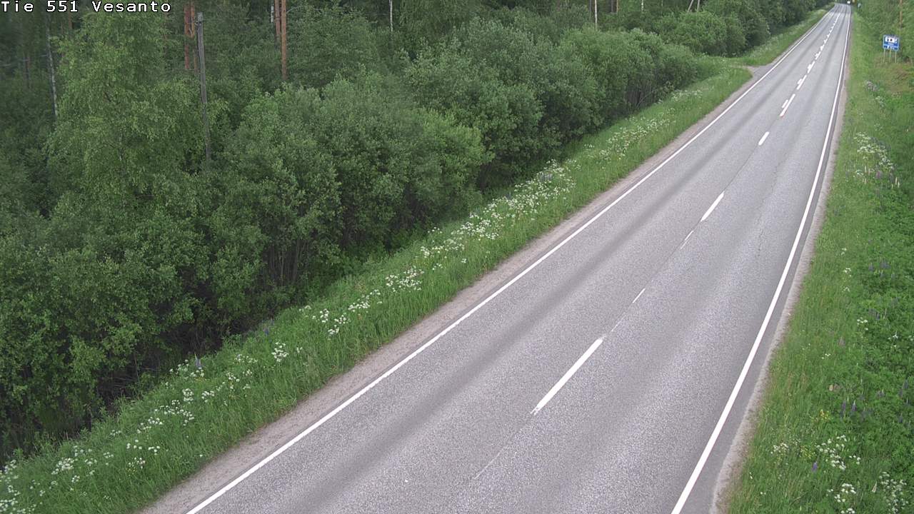 Kelikamerat Kuva Tie 551 Vesanto Löttökorpi, Vesanto, Pohjois-Savo