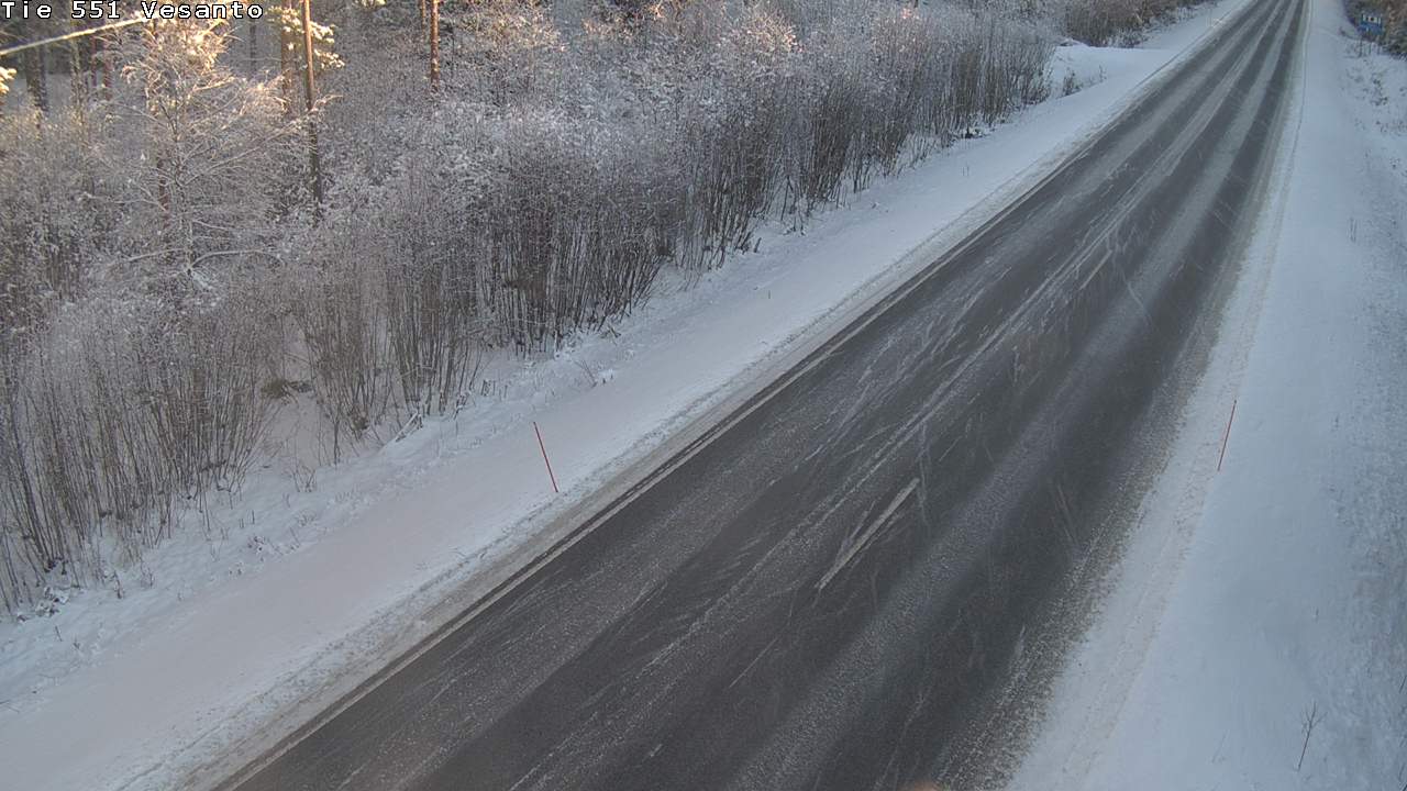 Weather Camera Image Road 551 Vesanto Löttökorpi, Vesanto, Pohjois-Savo