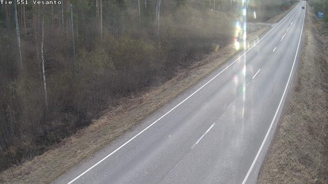 Weather Camera Image Road 551 Vesanto Löttökorpi, Vesanto, Pohjois-Savo