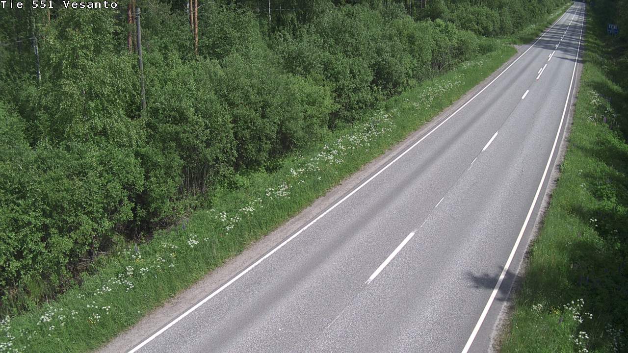 Kelikamerat Kuva Tie 551 Vesanto Löttökorpi, Vesanto, Pohjois-Savo