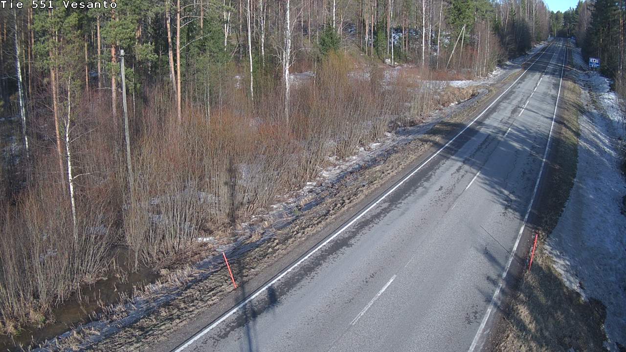 Kelikamerat Kuva Tie 551 Vesanto Löttökorpi, Vesanto, Pohjois-Savo