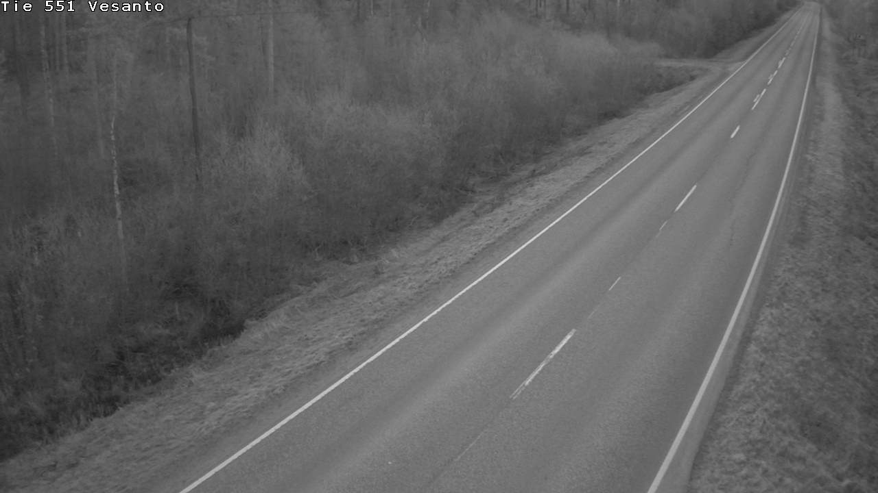 Weather Camera Image Road 551 Vesanto Löttökorpi, Vesanto, Pohjois-Savo