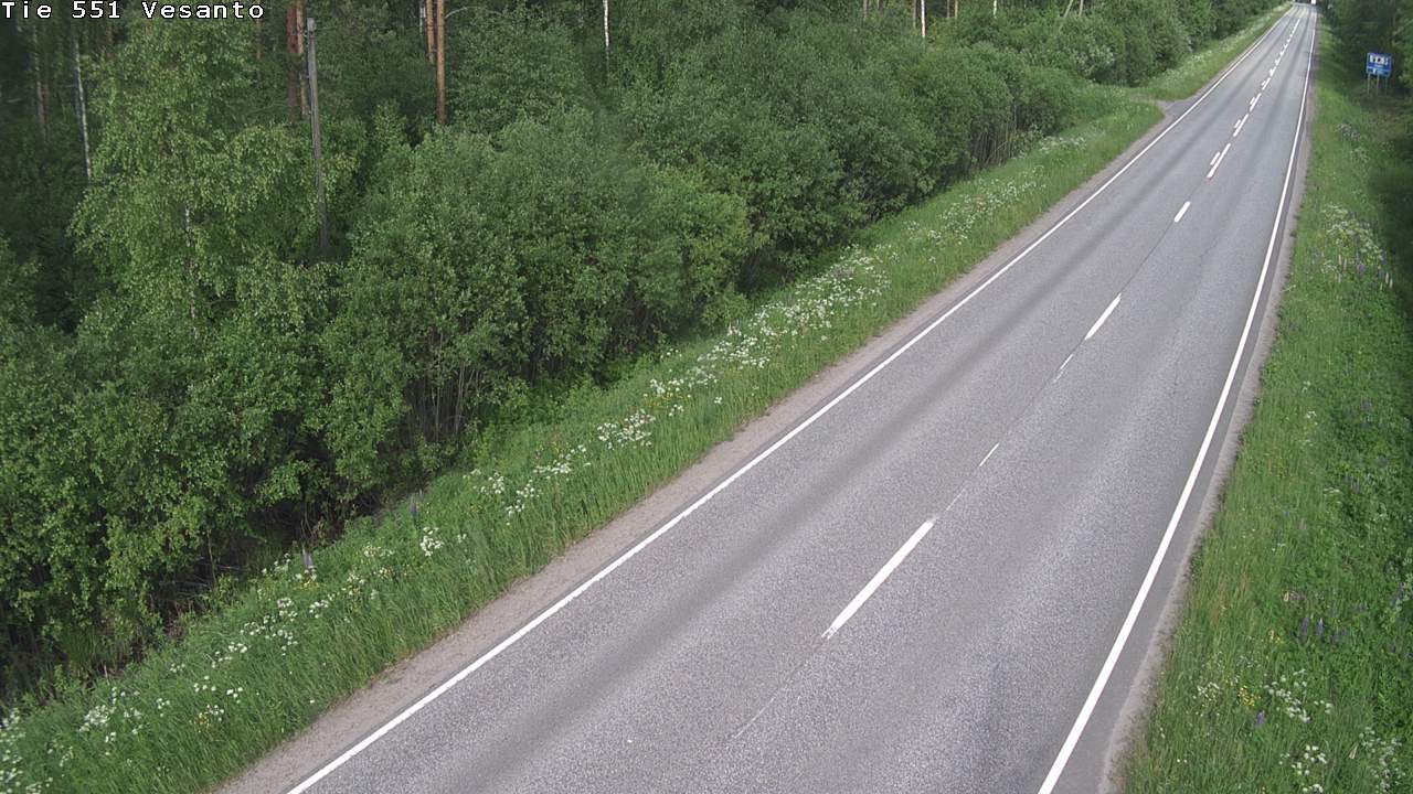 Kelikamerat Kuva Tie 551 Vesanto Löttökorpi, Vesanto, Pohjois-Savo