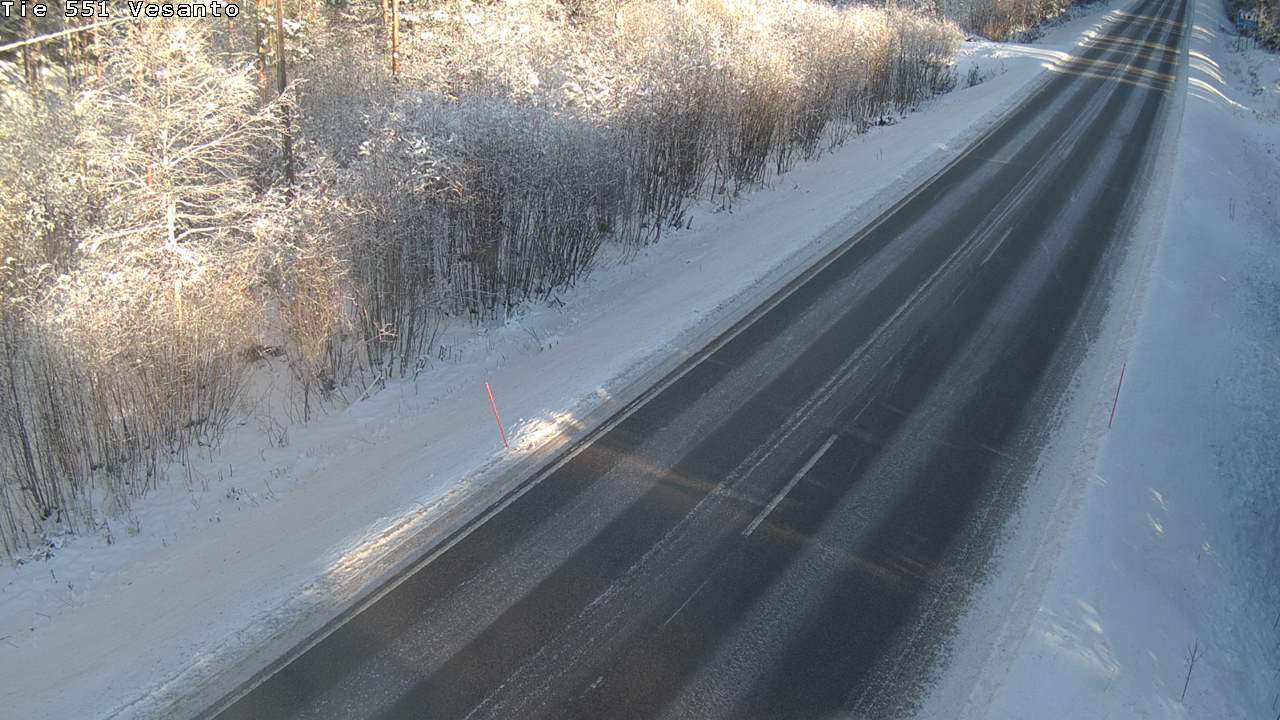 Weather Camera Image Road 551 Vesanto Löttökorpi, Vesanto, Pohjois-Savo