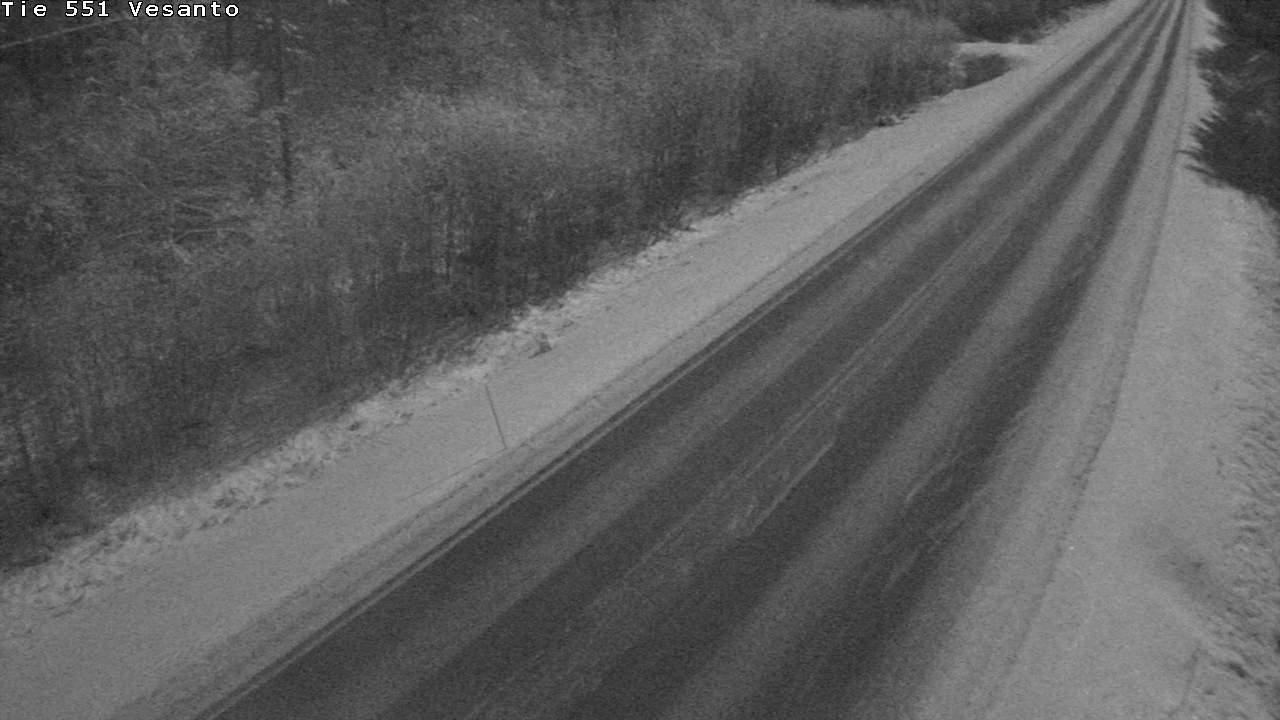 Weather Camera Image Road 551 Vesanto Löttökorpi, Vesanto, Pohjois-Savo
