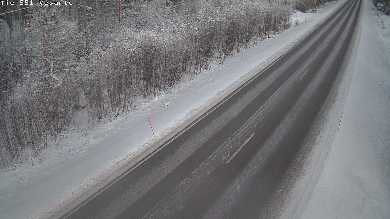 Weather Camera Image Road 551 Vesanto Löttökorpi, Vesanto, Pohjois-Savo