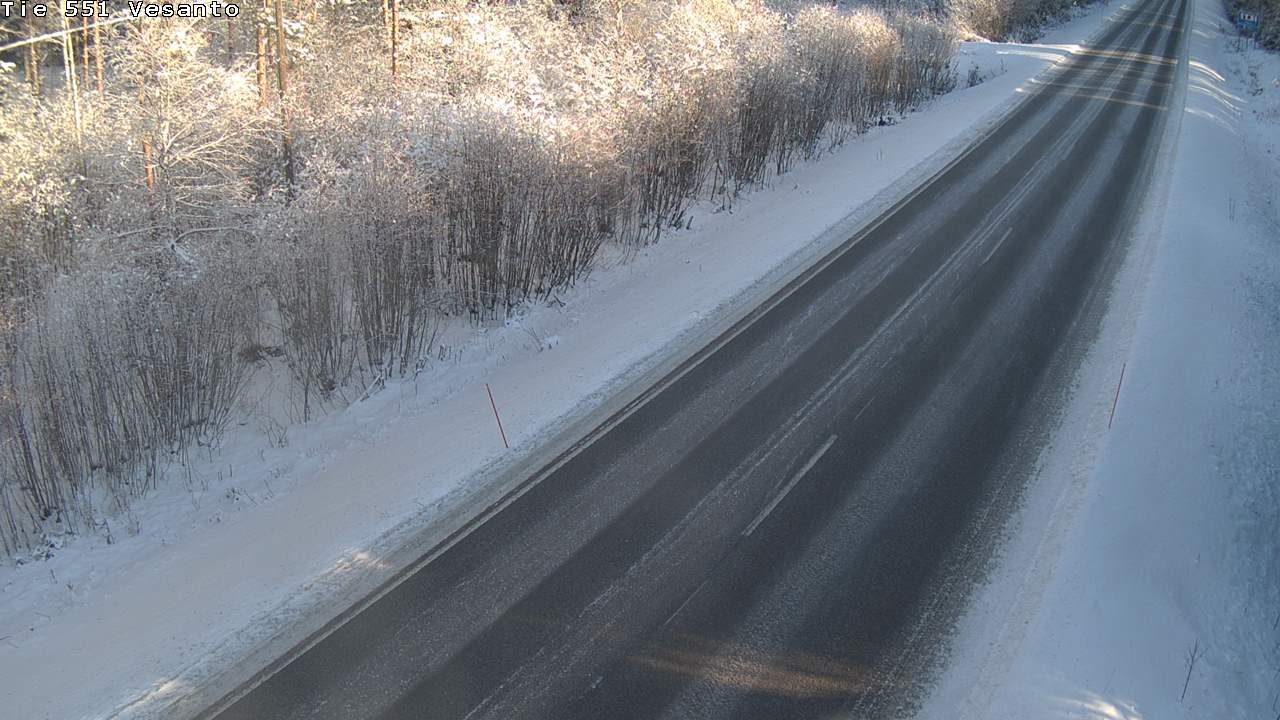 Weather Camera Image Road 551 Vesanto Löttökorpi, Vesanto, Pohjois-Savo