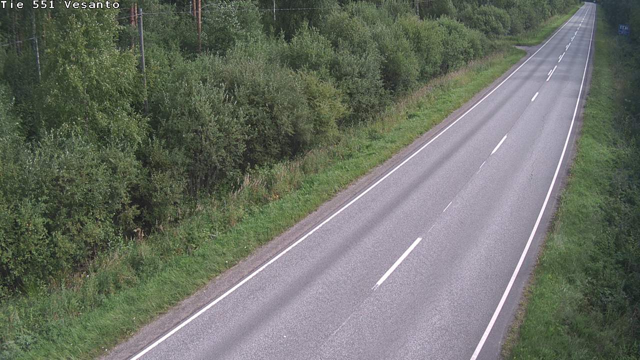 Weather Camera Image Road 551 Vesanto Löttökorpi, Vesanto, Pohjois-Savo
