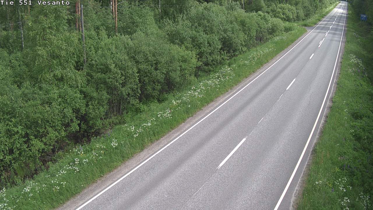 Kelikamerat Kuva Tie 551 Vesanto Löttökorpi, Vesanto, Pohjois-Savo