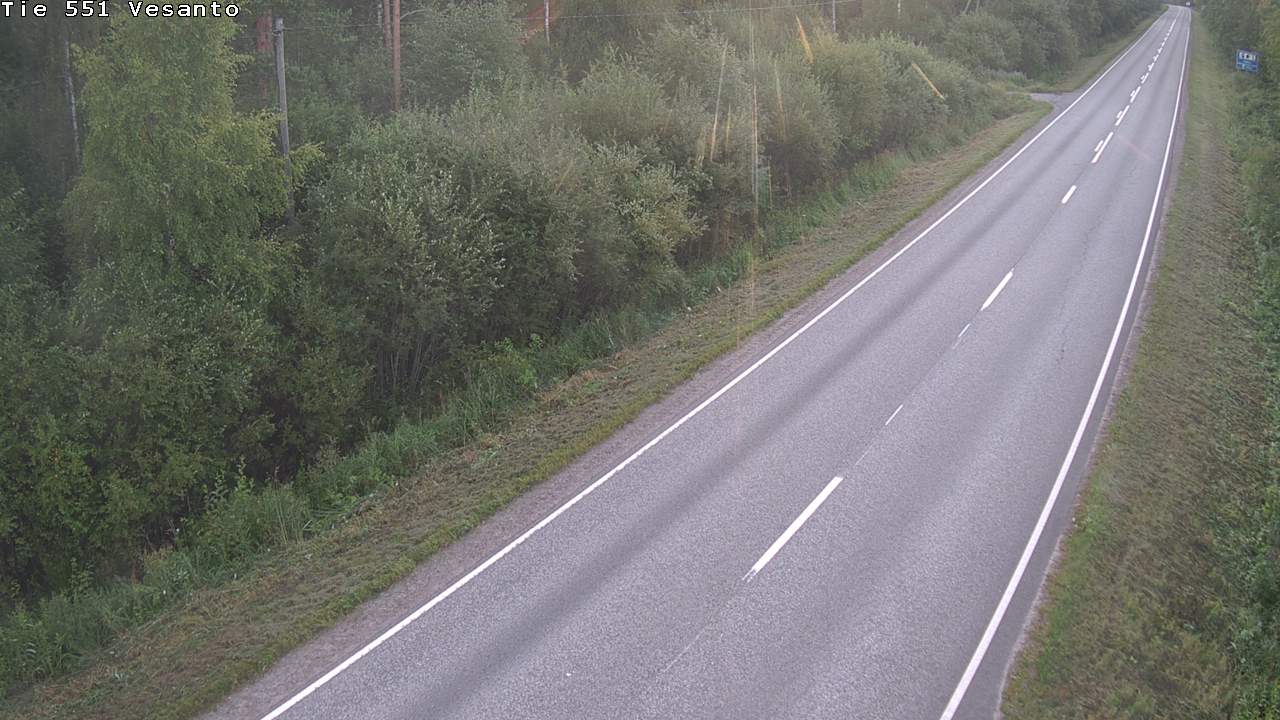 Weather Camera Image Road 551 Vesanto Löttökorpi, Vesanto, Pohjois-Savo