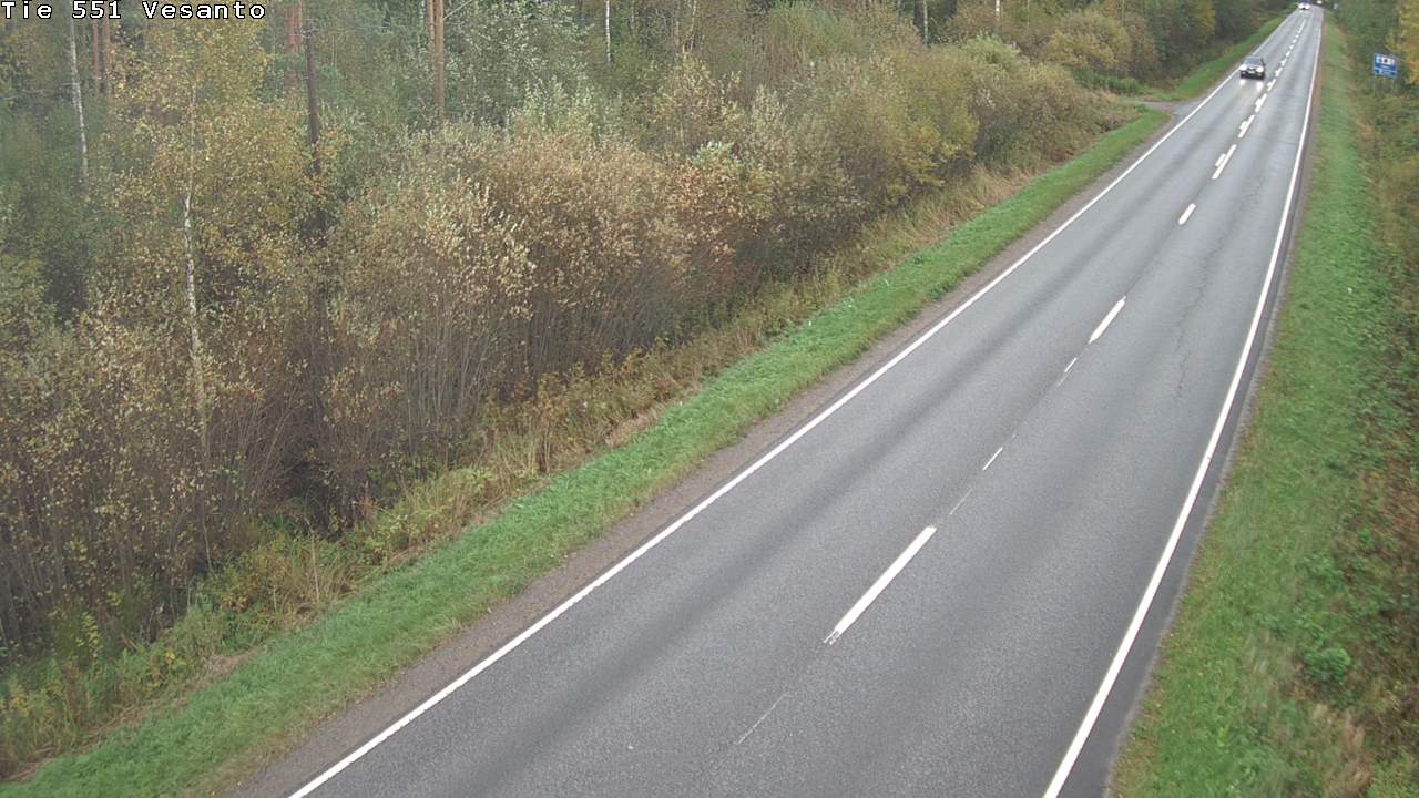 Weather Camera Image Road 551 Vesanto Löttökorpi, Vesanto, Pohjois-Savo