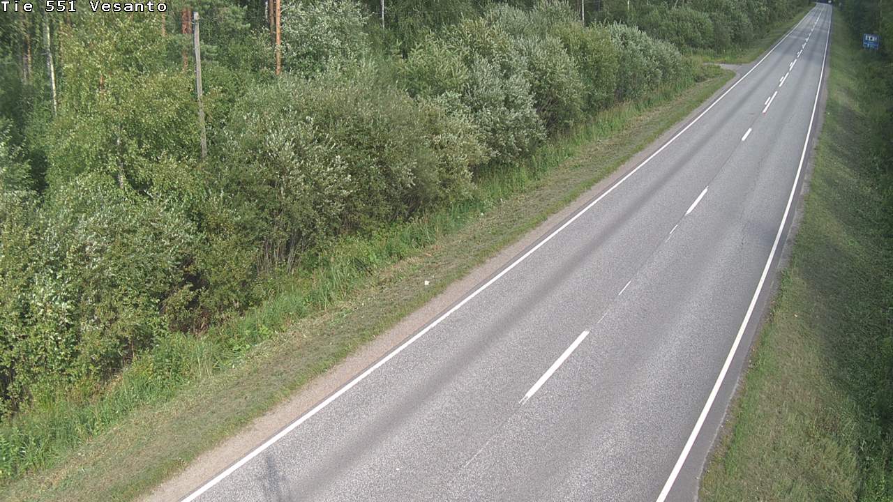 Weather Camera Image Road 551 Vesanto Löttökorpi, Vesanto, Pohjois-Savo
