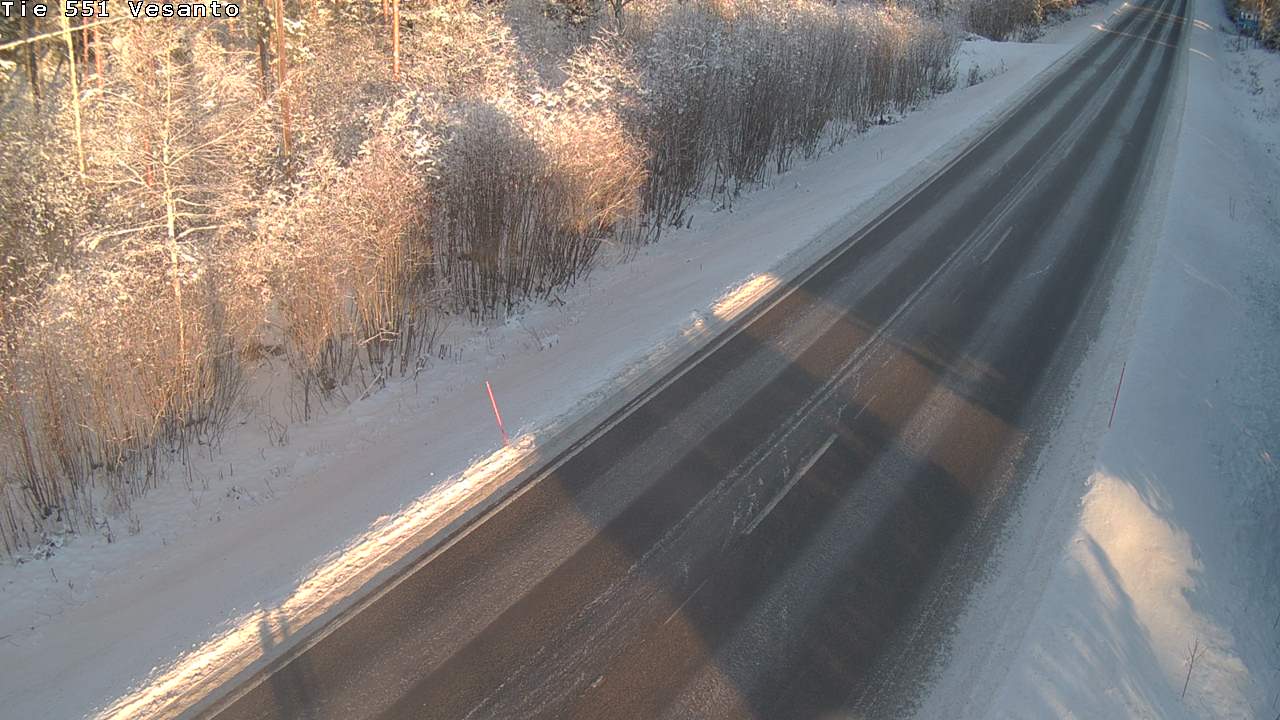 Weather Camera Image Road 551 Vesanto Löttökorpi, Vesanto, Pohjois-Savo
