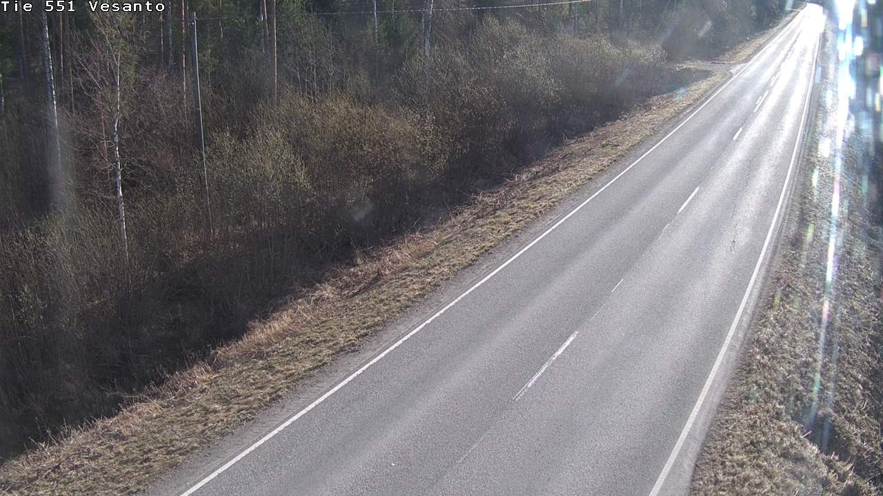 Weather Camera Image Väg 551 Vesanto Löttökorpi, Vesanto, Pohjois-Savo