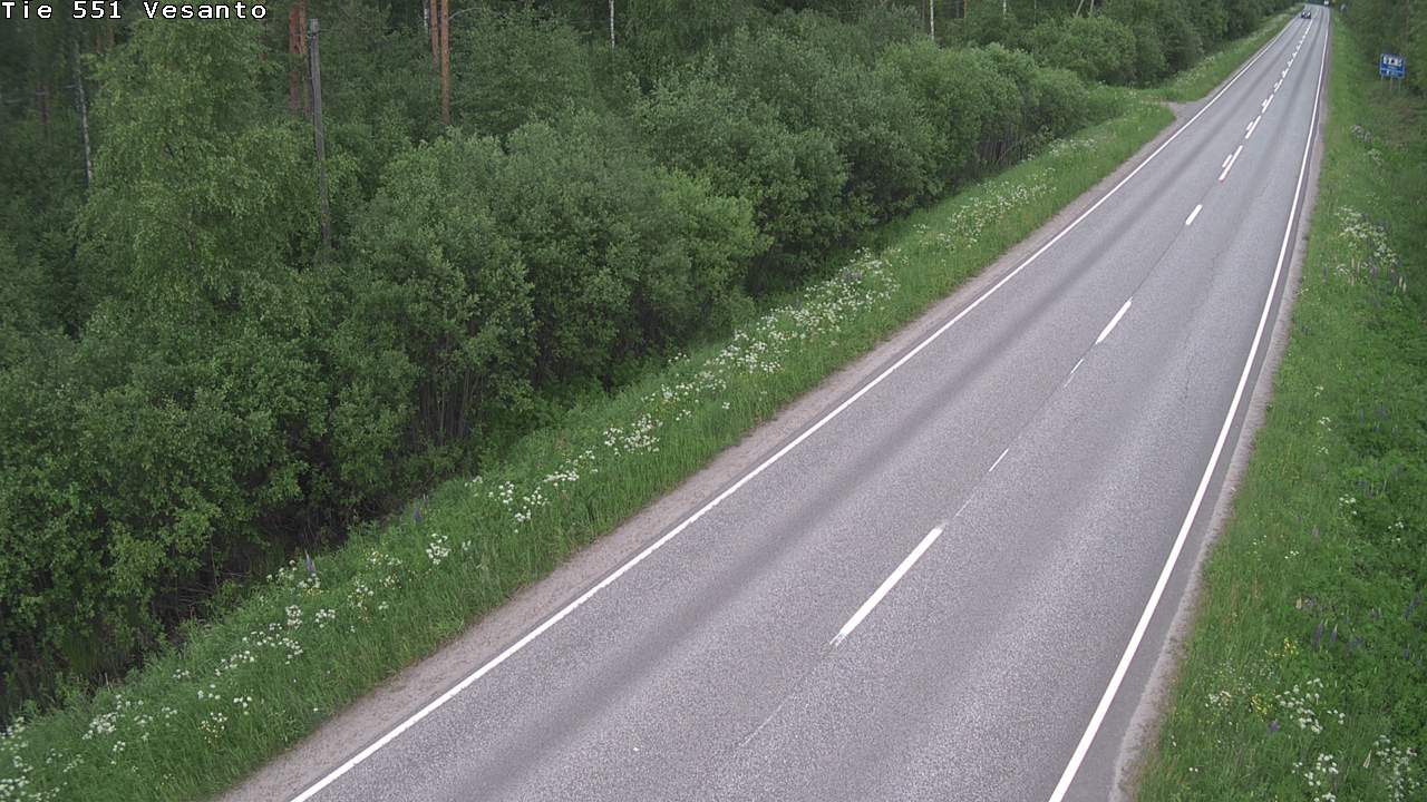 Kelikamerat Kuva Tie 551 Vesanto Löttökorpi, Vesanto, Pohjois-Savo