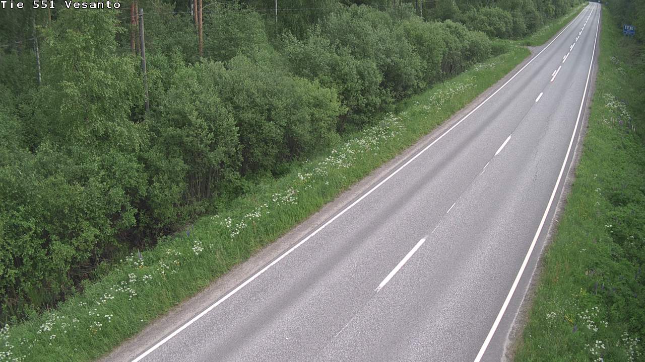 Kelikamerat Kuva Tie 551 Vesanto Löttökorpi, Vesanto, Pohjois-Savo