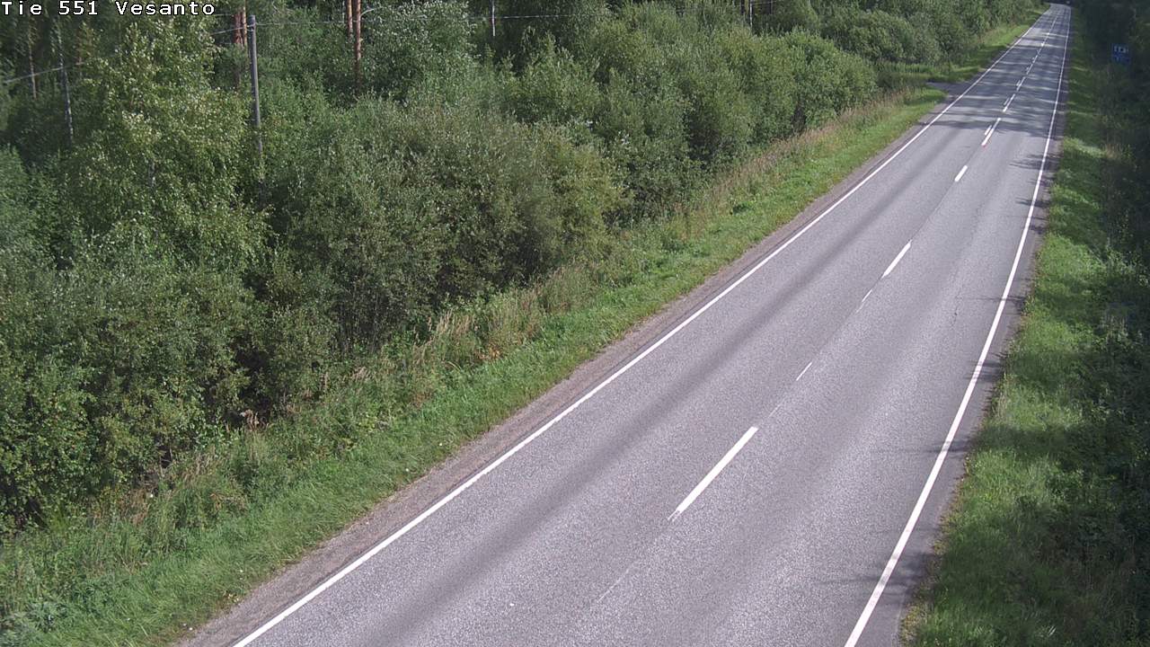 Weather Camera Image Road 551 Vesanto Löttökorpi, Vesanto, Pohjois-Savo