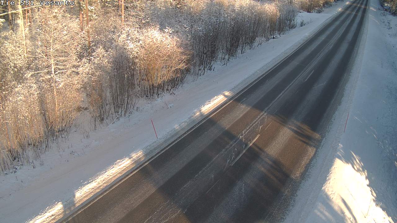 Weather Camera Image Road 551 Vesanto Löttökorpi, Vesanto, Pohjois-Savo