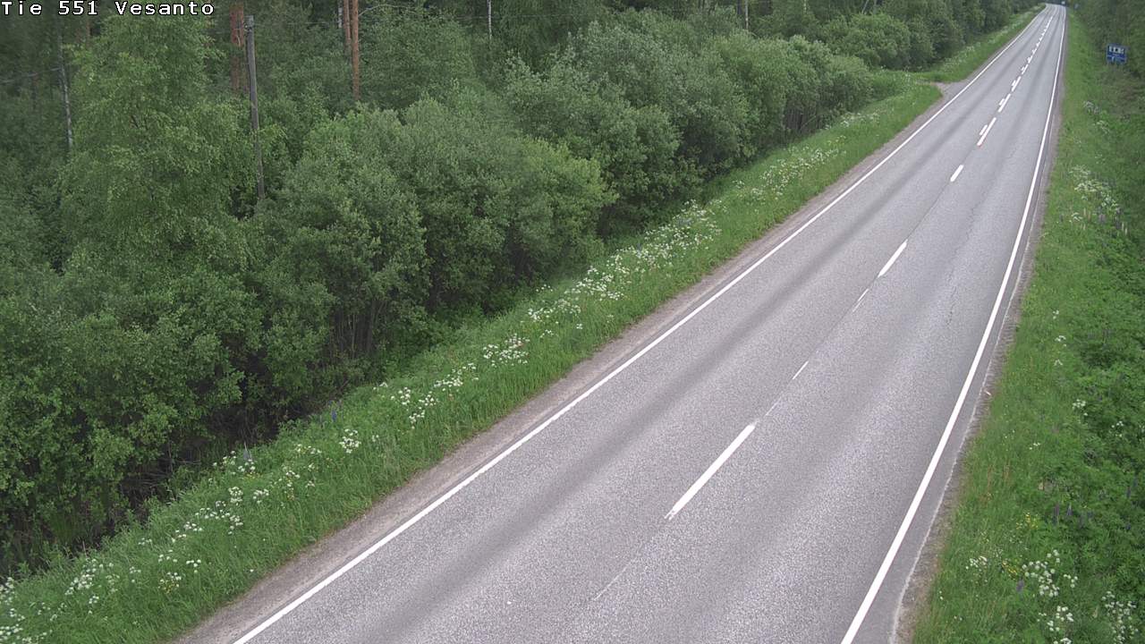 Kelikamerat Kuva Tie 551 Vesanto Löttökorpi, Vesanto, Pohjois-Savo