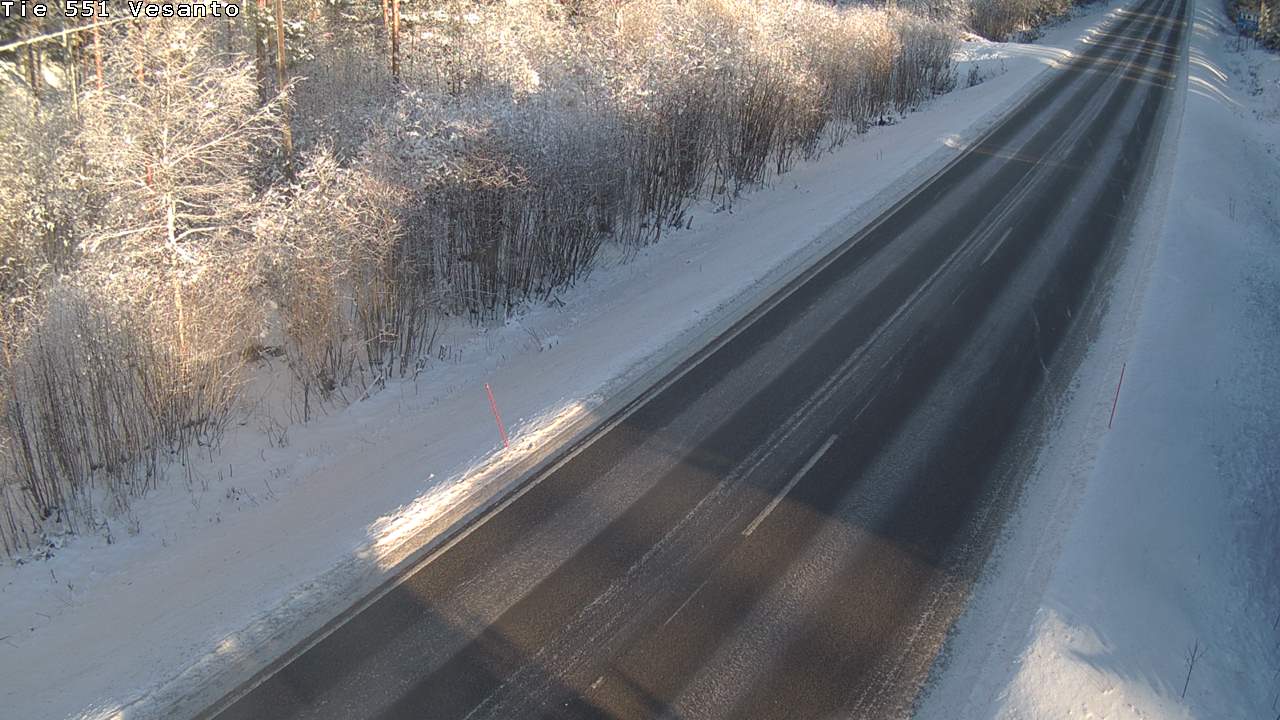 Weather Camera Image Road 551 Vesanto Löttökorpi, Vesanto, Pohjois-Savo