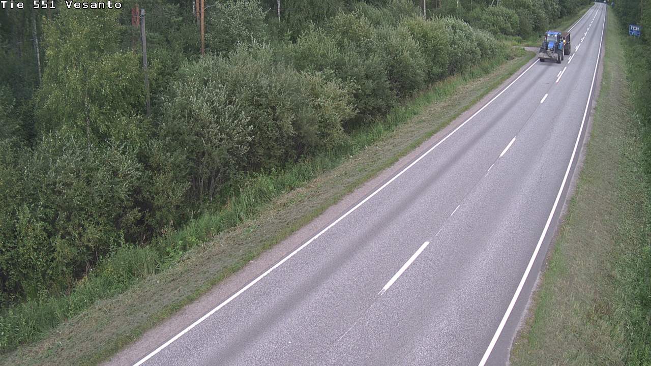 Weather Camera Image Road 551 Vesanto Löttökorpi, Vesanto, Pohjois-Savo