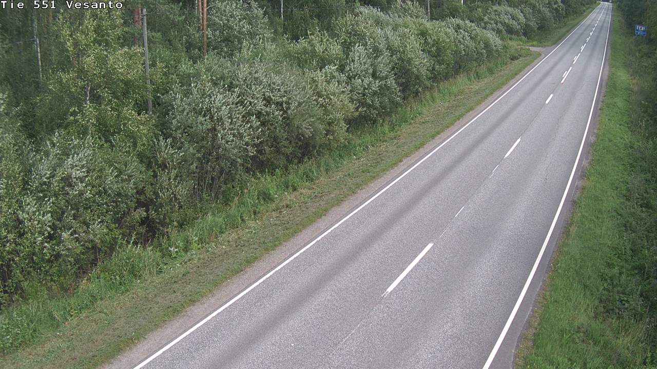 Weather Camera Image Road 551 Vesanto Löttökorpi, Vesanto, Pohjois-Savo