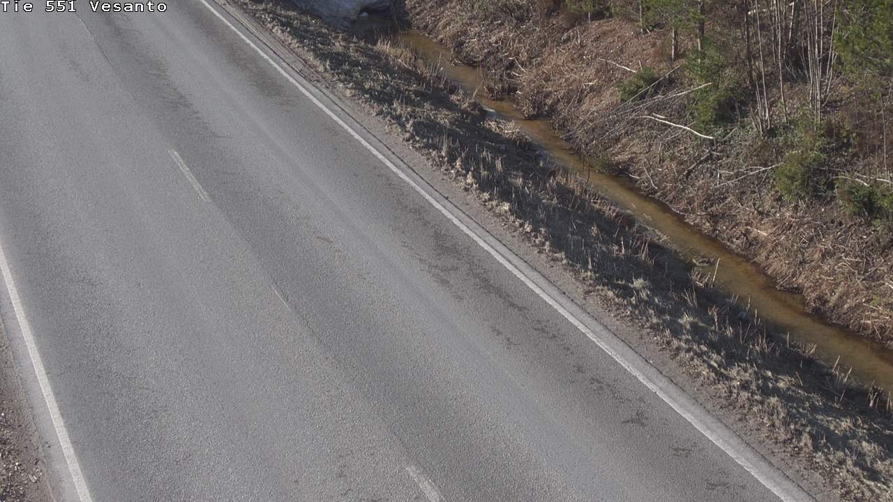 Weather Camera Image Road 551 Vesanto Löttökorpi, Vesanto, Pohjois-Savo