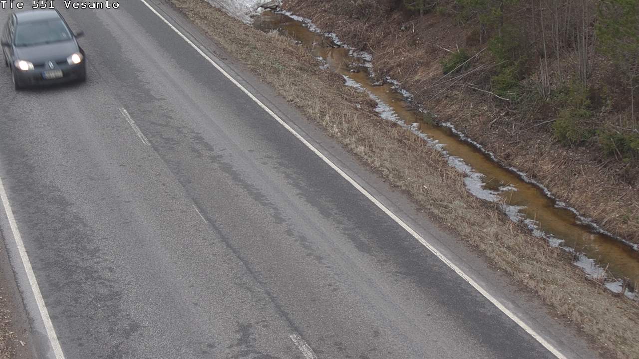 Weather Camera Image Road 551 Vesanto Löttökorpi, Vesanto, Pohjois-Savo