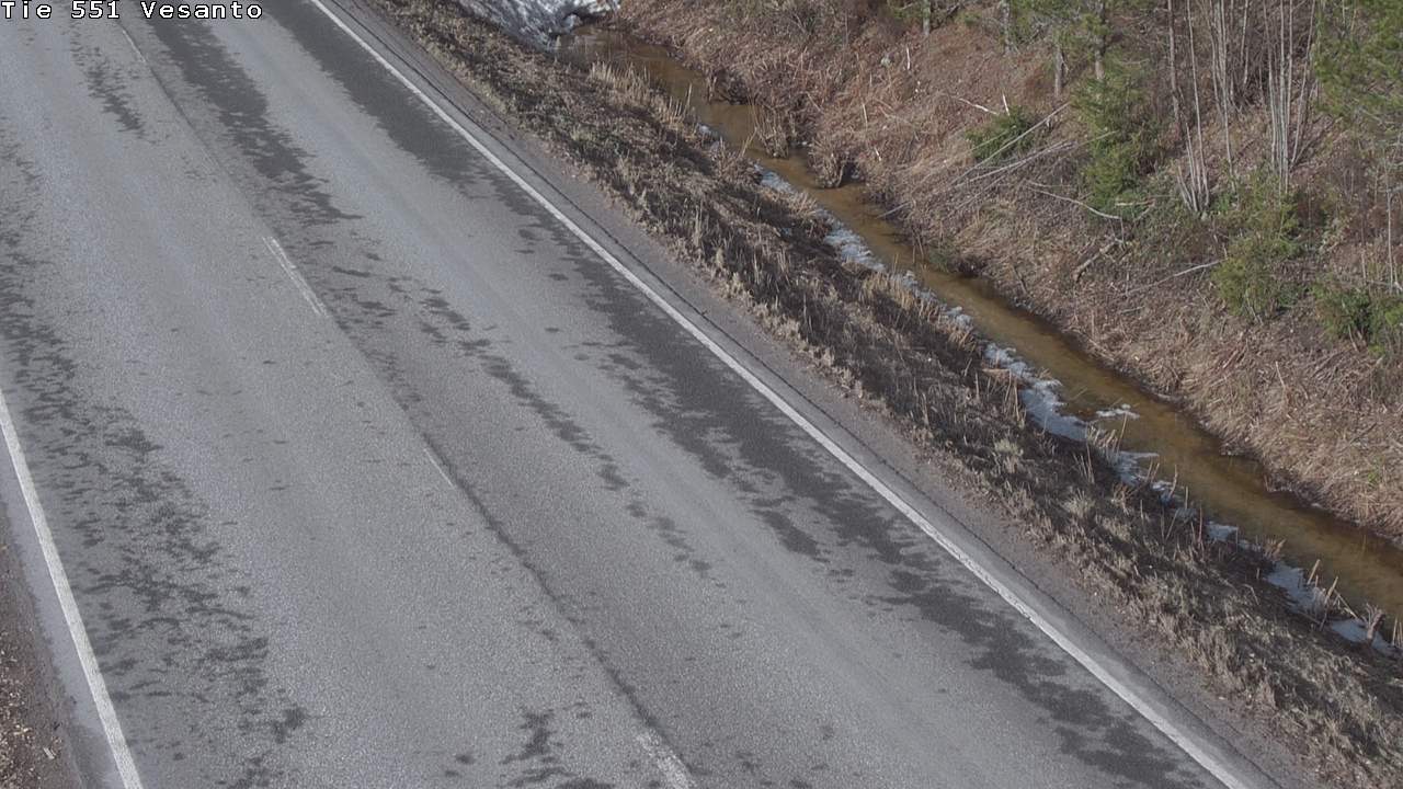 Weather Camera Image Road 551 Vesanto Löttökorpi, Vesanto, Pohjois-Savo