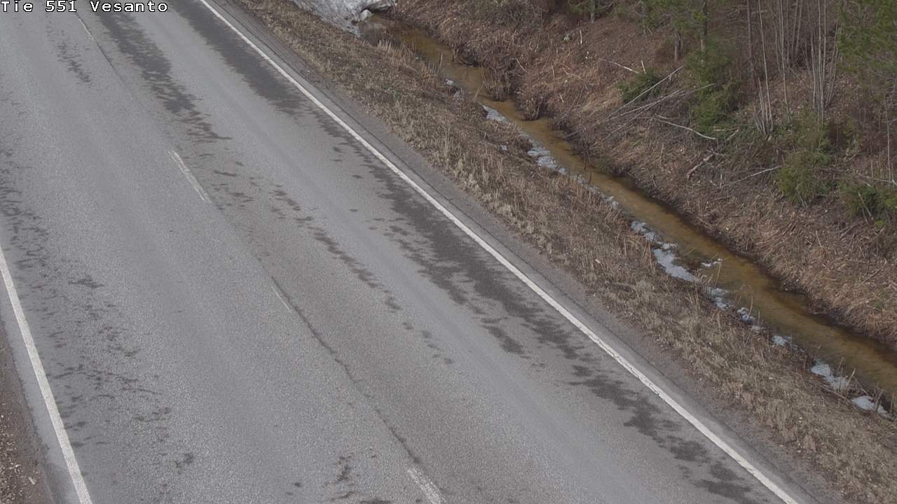 Weather Camera Image Road 551 Vesanto Löttökorpi, Vesanto, Pohjois-Savo