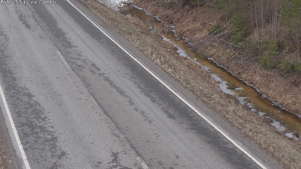 Weather Camera Image Road 551 Vesanto Löttökorpi, Vesanto, Pohjois-Savo