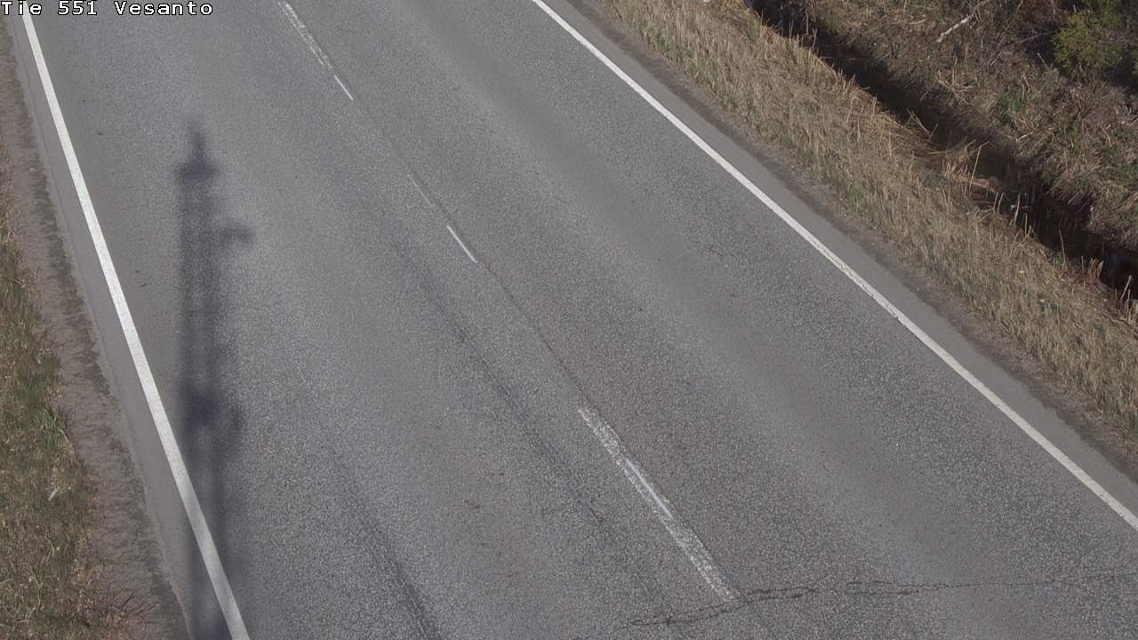 Weather Camera Image Väg 551 Vesanto Löttökorpi, Vesanto, Pohjois-Savo