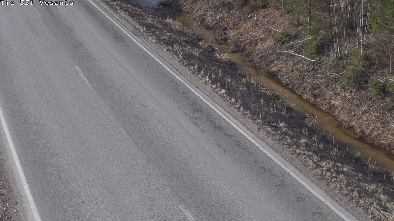 Weather Camera Image Road 551 Vesanto Löttökorpi, Vesanto, Pohjois-Savo