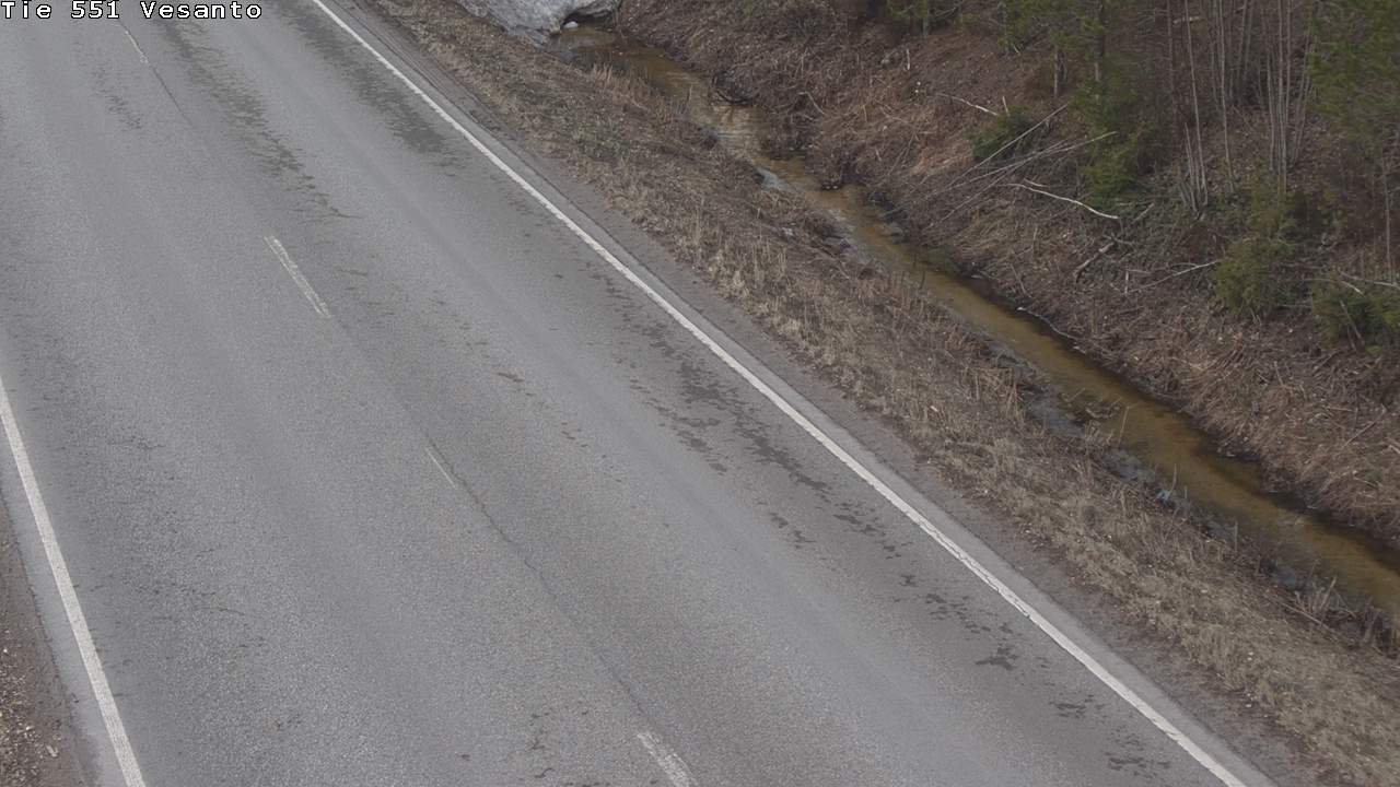 Weather Camera Image Road 551 Vesanto Löttökorpi, Vesanto, Pohjois-Savo