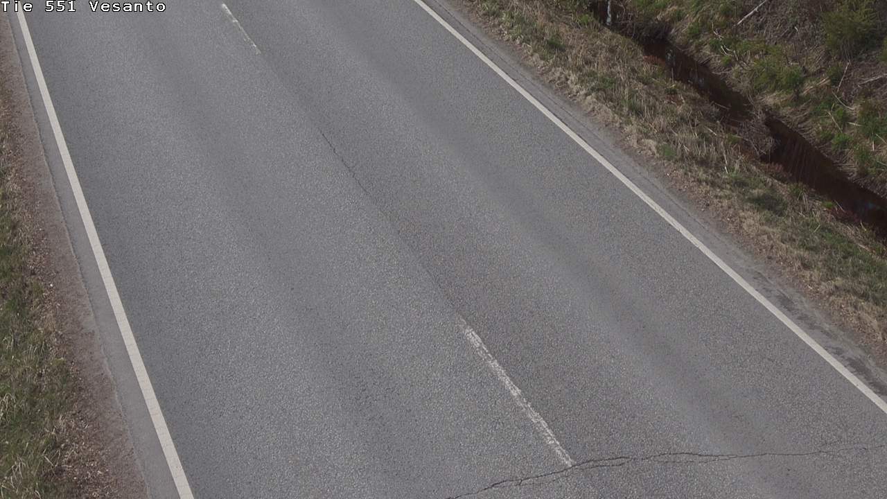 Weather Camera Image Väg 551 Vesanto Löttökorpi, Vesanto, Pohjois-Savo