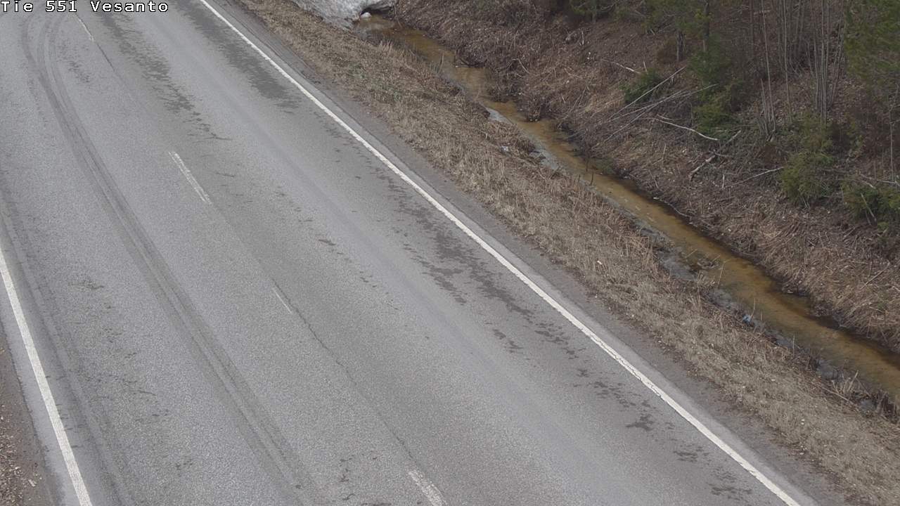 Weather Camera Image Road 551 Vesanto Löttökorpi, Vesanto, Pohjois-Savo