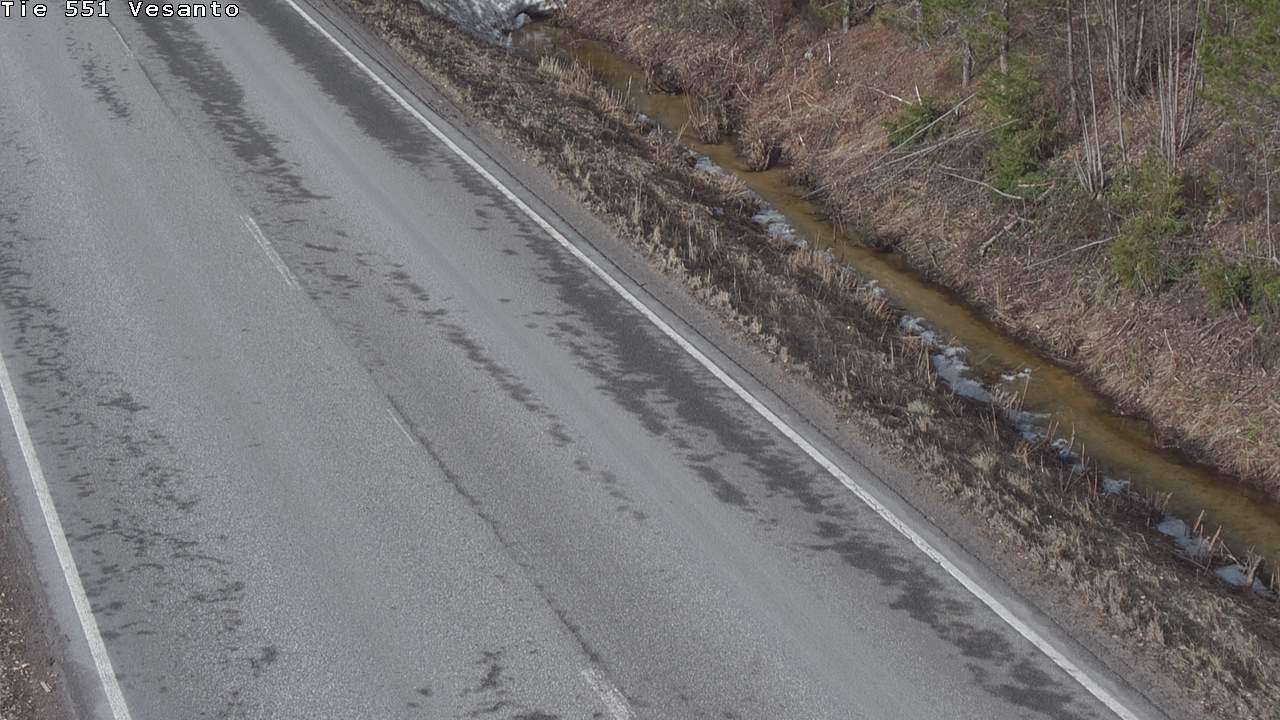 Weather Camera Image Väg 551 Vesanto Löttökorpi, Vesanto, Pohjois-Savo