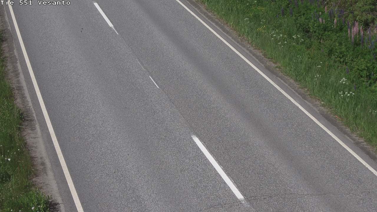 Weather Camera Image Road 551 Vesanto Löttökorpi, Vesanto, Pohjois-Savo